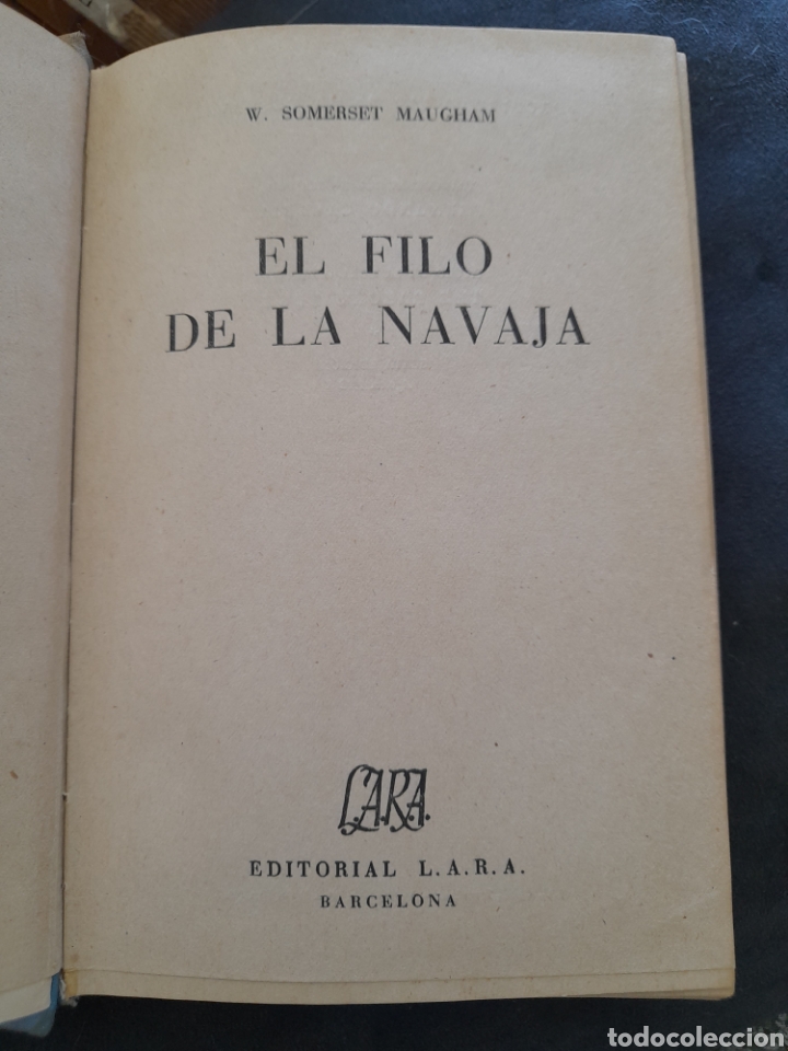 Libros de segunda mano: El filo de la navaja. Somerset Maugham - Foto 2