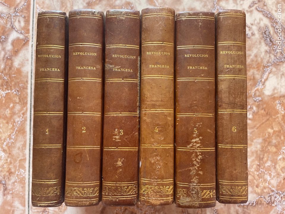 Libros de segunda mano: Revoluci&oacute;n francesa, de M. A. Thiers (6 tomos) - Foto 1