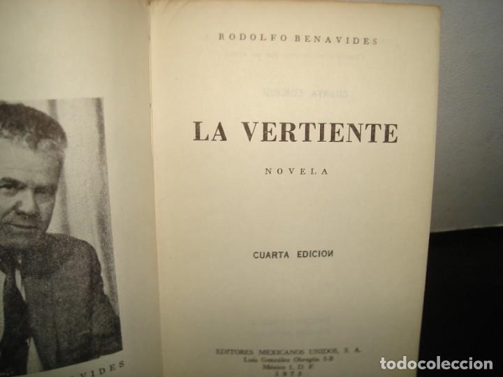 Libros de segunda mano: 22- LA VERTIENTE - RODOLFO BENAVIDES - 1972 - Foto 4