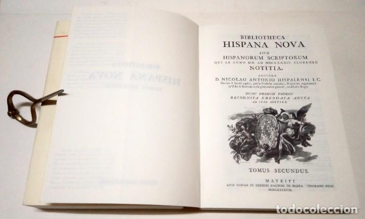 Libros de segunda mano: ANTONIO, Nicol&aacute;s. Bibliotheca Hispana Nova, sive Hispanorum Scriptorum... Repr. facs&iacute;mil... 1996. - Foto 6