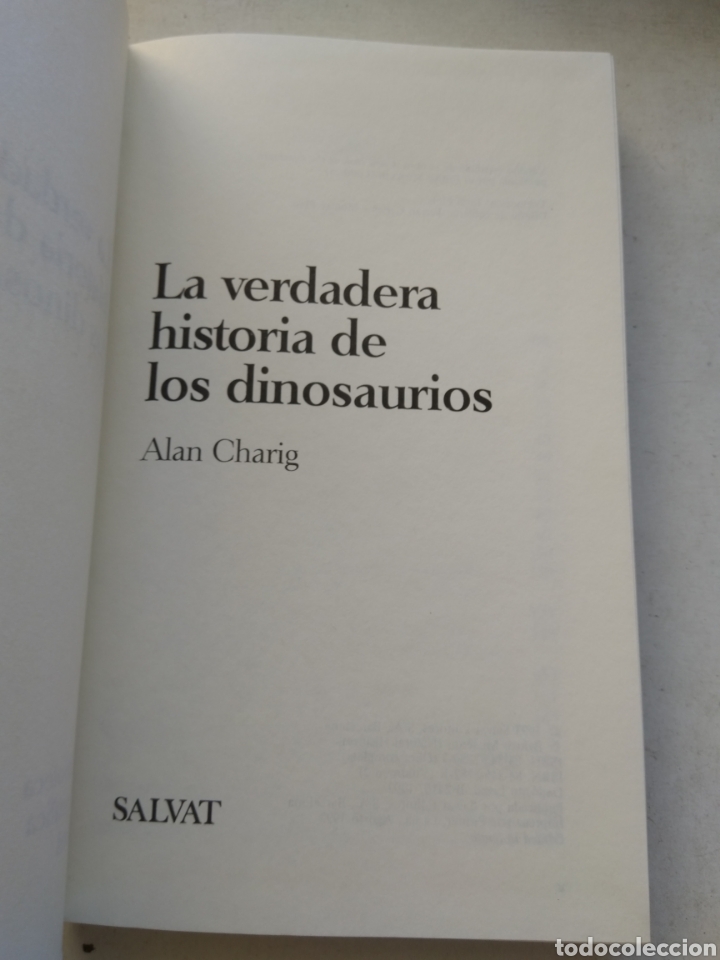 Libros de segunda mano: LA VERDADERA HISTORIA DE LOS DINOSAURIOS/ALAN CHARIG - Foto 2