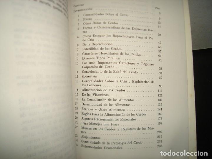 Libros de segunda mano: 22- EL CERDO. SU CR&Iacute;A Y EXPLOTACI&Oacute;N - LEOPOLDO ESCAMILLA ARCE - Foto 4