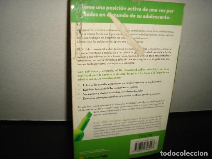 Libros de segunda mano: 22- L&Iacute;MITES CON LOS ADOLESCENTES - DR. JOHN TOWNSEND - Foto 3