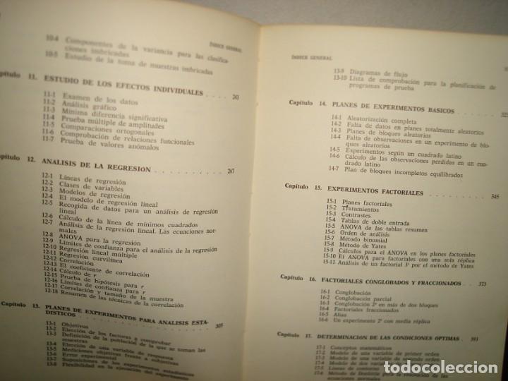 Libros de segunda mano: 23- INTRODUCCI&Oacute;N A LA ESTAD&Iacute;STICA - A. D. RICKERS Y H. N. TODD - Foto 8