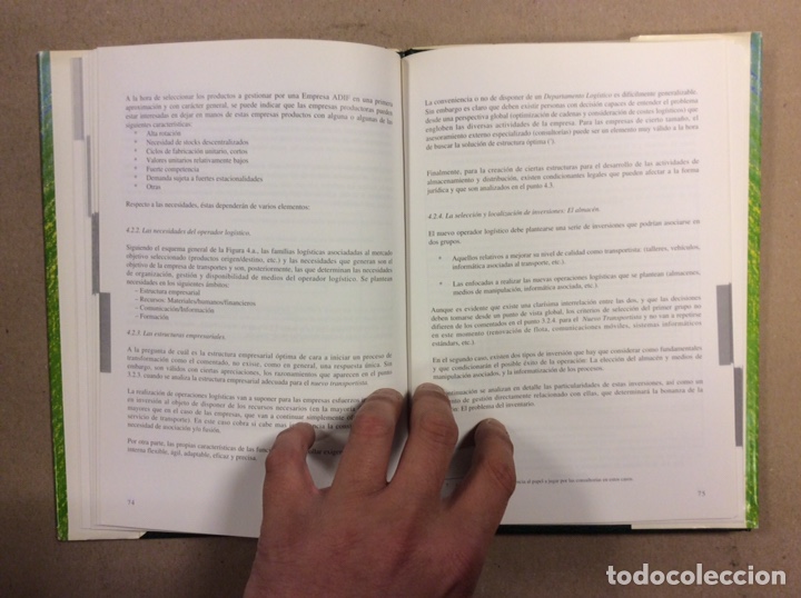 Libros de segunda mano: MANUAL DE LOG&Iacute;STICA PARA EMPRESAS DE TRANSPORTE. GOBIERNO VASCO 1992 - Foto 6