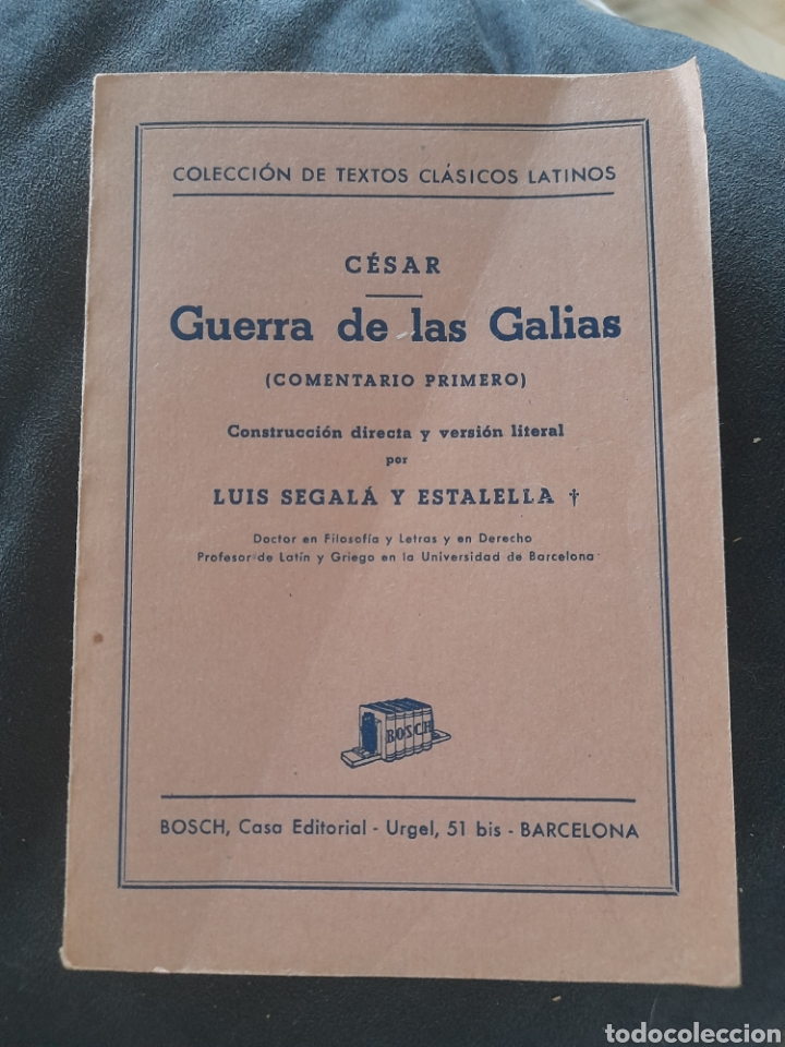 Libros de segunda mano: Guerra de las Galias. C&eacute;sar. Comentario primero. - Foto 1