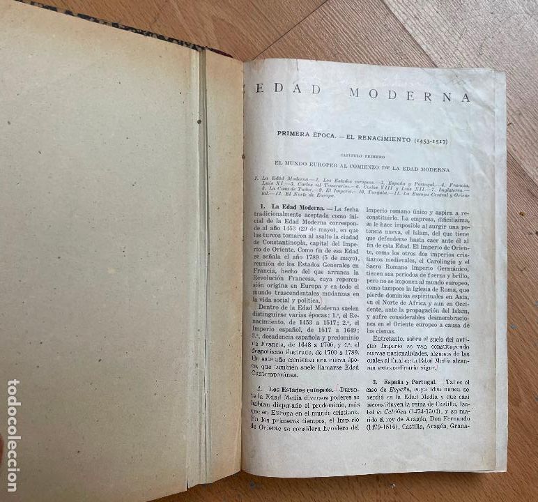 Libros de segunda mano: LIBRO HISTORIA, EDAD MODERNA, LEER INDICE - Foto 1