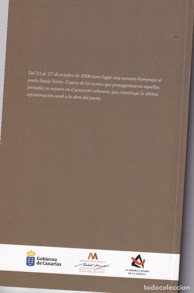 Libros de segunda mano: CUATRO ACERCAMIENTOS A LA OBRA DE SAULO TORON - CANARIAS - Foto 4