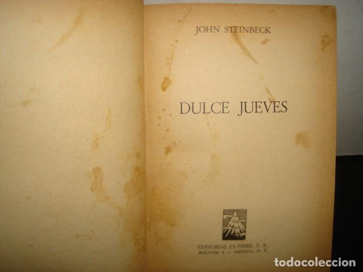 Libros de segunda mano: 23- DULCE JUEVES - JOHN STEINBECK - 1955 - Foto 3