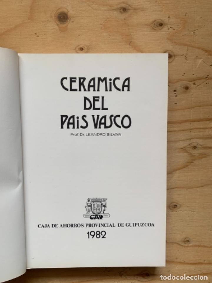 Libros de segunda mano: Cer&aacute;mica del Pa&iacute;s Vasco - Foto 2