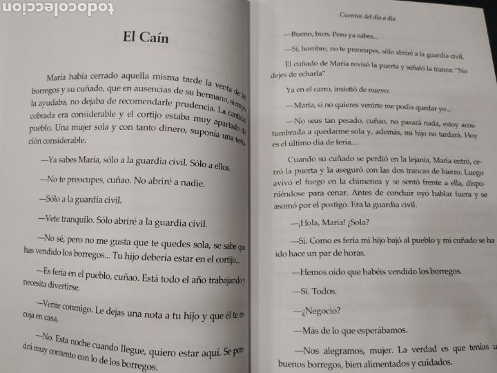 Libros de segunda mano: Cuentos del d&iacute;a a d&iacute;a. Tomas Mart&iacute;n Tamayo. - Foto 4