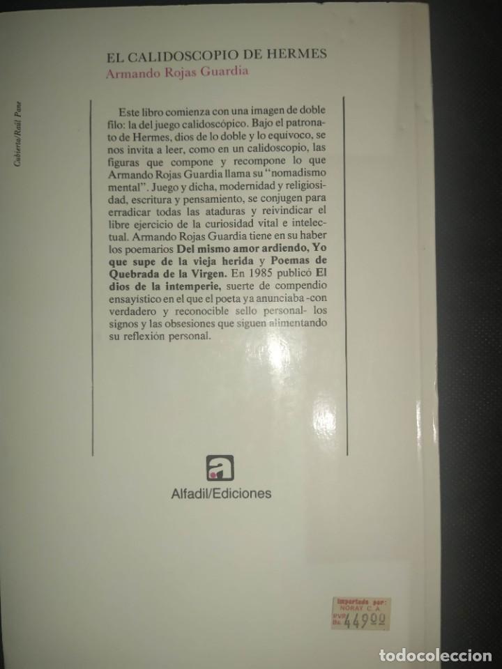 Libros de segunda mano: EL CALIDOSCOPIO DE HERMES - ARMANDO ROJAS GUARDIA - Foto 5
