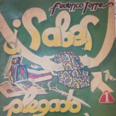 Libros de segunda mano: SABES...PLEGADO CARTONADO Y ENCUADERNACIÓN? 1948.FEDERICO TORRES. Lote 348189448