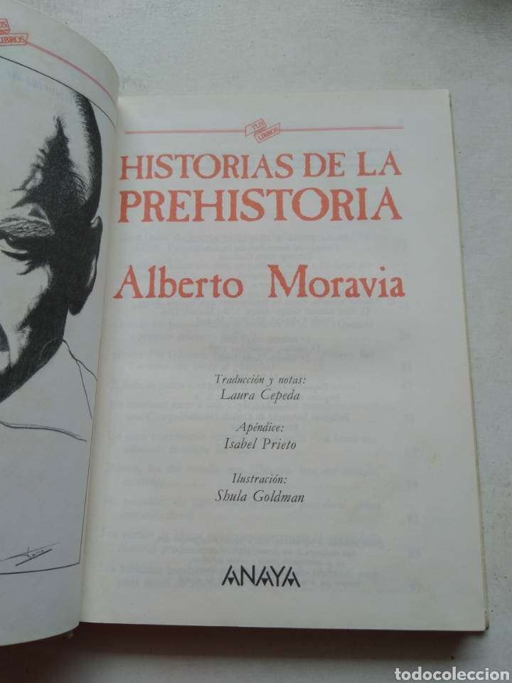 Libros de segunda mano: HISTORIAS DE LA PREHISTORIA/ALBERTO MORAVIA - Foto 2