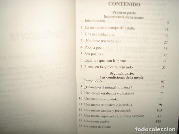 Libros de segunda mano: 23- EL CAMPO DE BATALLA DE LA MENTE - JOYCE MEYER - Foto 4