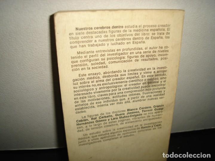 Libros de segunda mano: 23- NUESTROS CEREBROS DENTRO - JAVIER DEL AMO - Foto 3