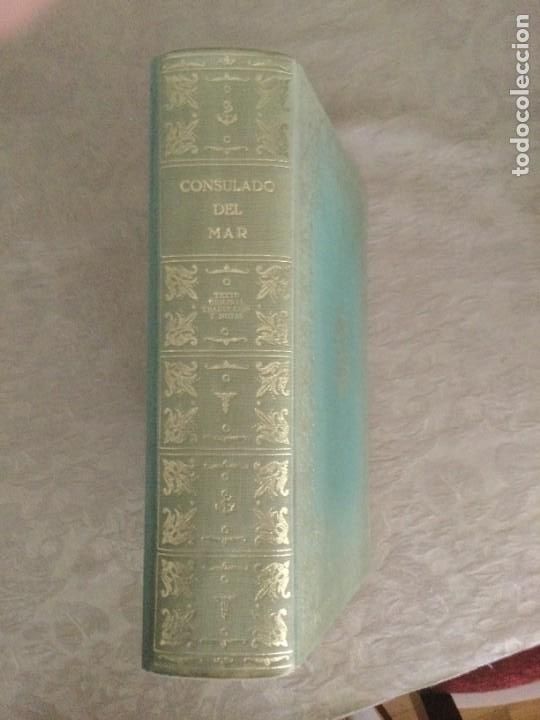 Libros de segunda mano: LIBRO DEL CONSULADO DEL MAR. Ed. de A. de Capmany. Pr&oacute;logo de J. M&ordf; Font Rius. - Foto 1