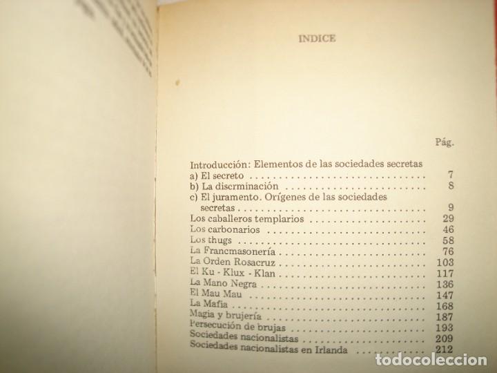 Libros de segunda mano: 23- EL ENIGMA DE LAS SOCIEDADES SECRETAS - PETER GITLITZ - Foto 4