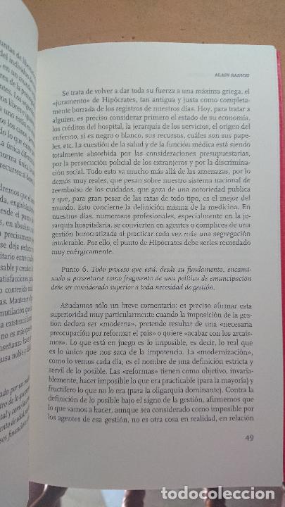 Libros de segunda mano: &iquest;Qu&eacute; representa el nombre de Sarkozy? - Alain Badiou - Foto 5