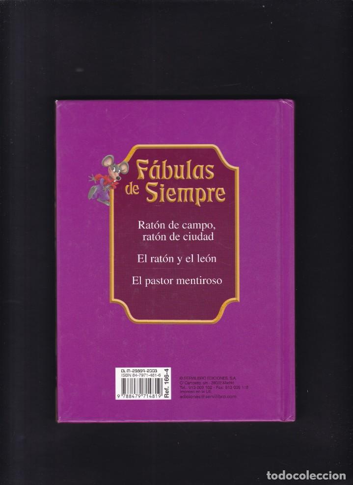 Libros de segunda mano: F&Aacute;BULAS DE SIEMPRE - SERVILIBRO EDICIONES / ILUSTRADO - Foto 2