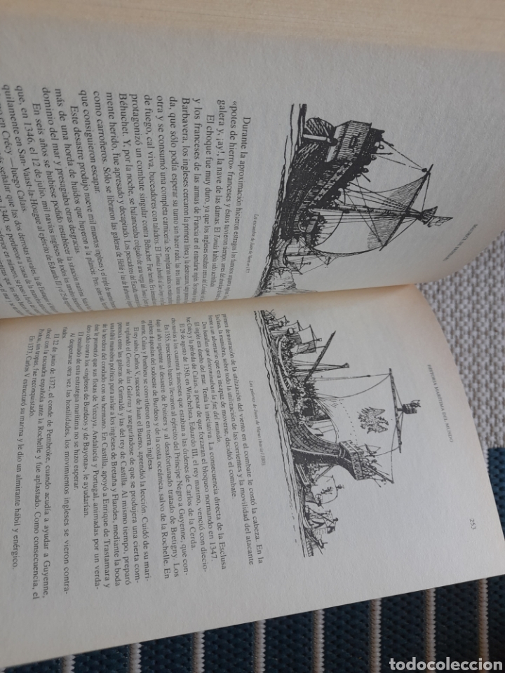 Libros de segunda mano: Historia mar&iacute;tima del mundo. Maurice de Brossard - Foto 5