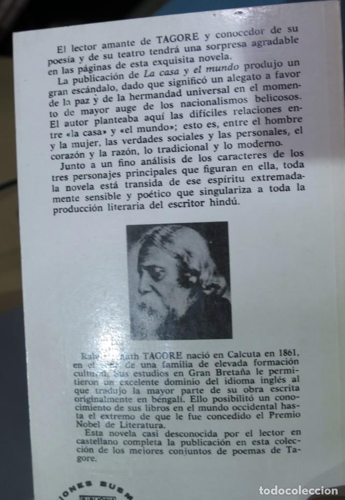 Libros de segunda mano: LA CASA Y EL MUNDO. RABINDRANATH TAGORE - Foto 2