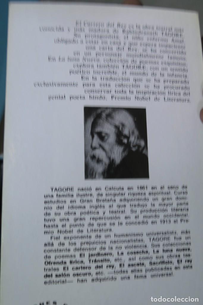 Libros de segunda mano: EL CARTERO DEL REY. LA LUNA NUEVA. RABINDRANATH TAGORE - Foto 2