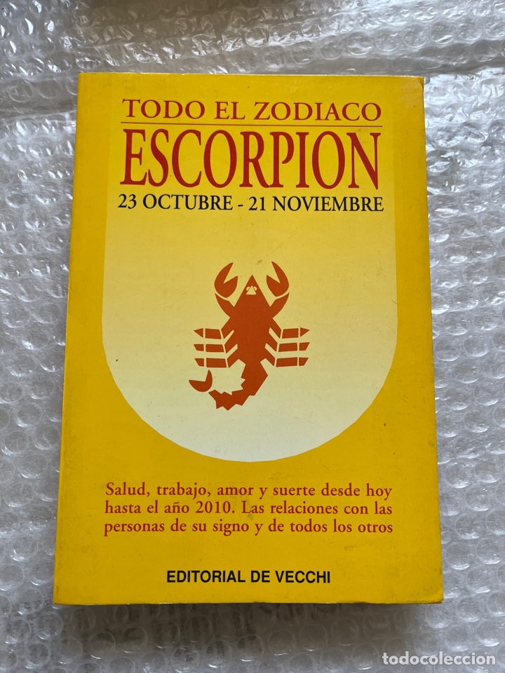 Libros de segunda mano: ESCORPI&Oacute;N TODO EL ZODIACO - Foto 1