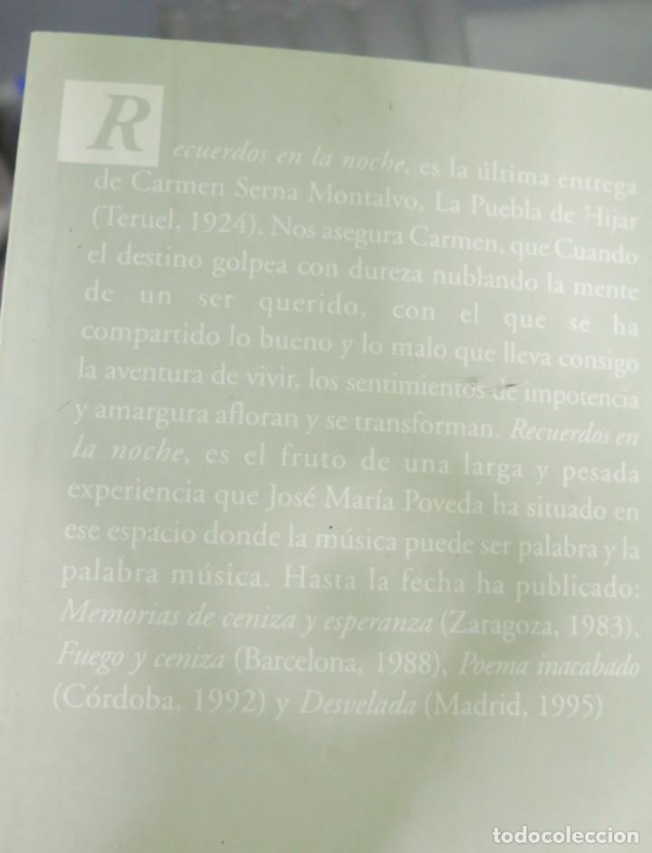 Libros de segunda mano: RECUERDOS EN LA NOCHE. SERENA - Foto 2