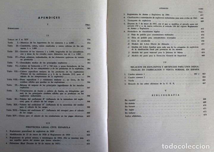 Libros de segunda mano: Pirolog&iacute;a. Antonio Blanco. Utilizaci&oacute;n racional de los explosivos - Foto 6