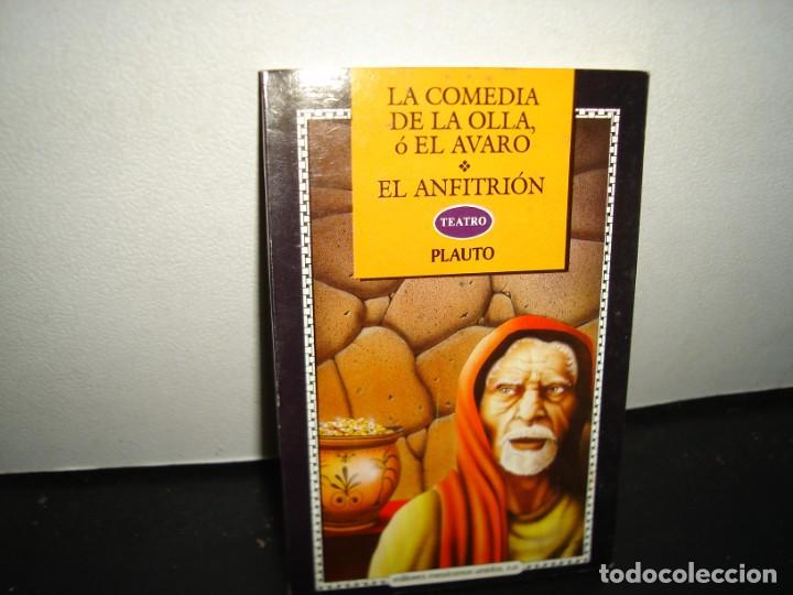 Libros de segunda mano: 24- LA COMEDIA DE LA OLLA, O EL AVARO / EL ANFITRI&Oacute;N - PLAUTO - Foto 1