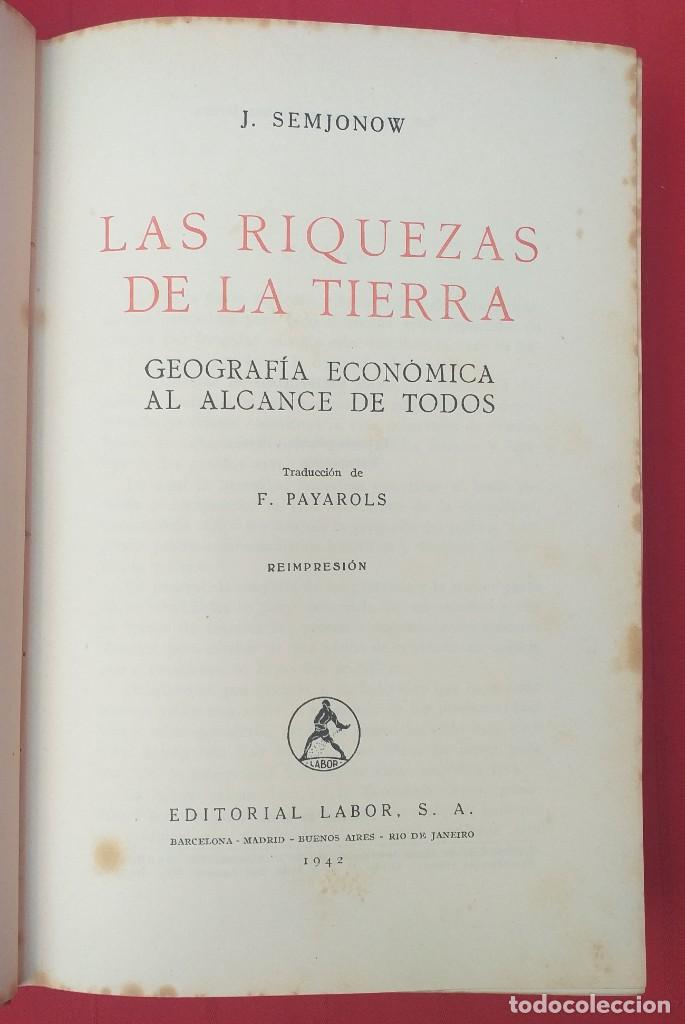 Libros de segunda mano: LAS RIQUEZAS DE LA TIERRA - J SEMJONOW - Foto 3