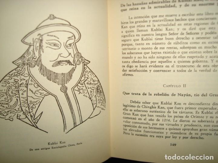 Libros de segunda mano: 161- LOS VIAJES DE MARCO POLO - EDICIONES PEUSER - 1958 - Foto 6