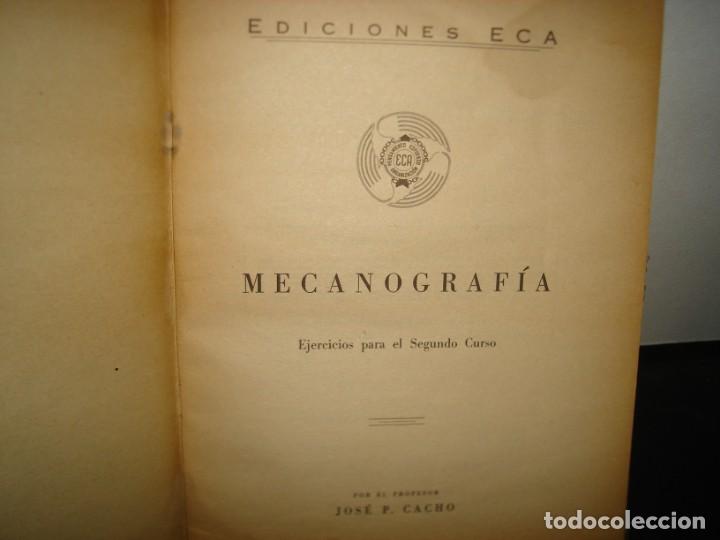 Libros de segunda mano: 24- MECANOGRAF&Iacute;A - JOS&Eacute; P. CACHO - Foto 3