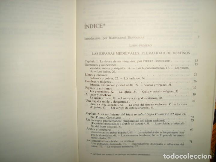 Libros de segunda mano: 161- HISTORIA DE LOS ESPA&Ntilde;OLES - BARTOLOM&Eacute; BENNASSAR - LOS 2 TOMOS - Foto 5