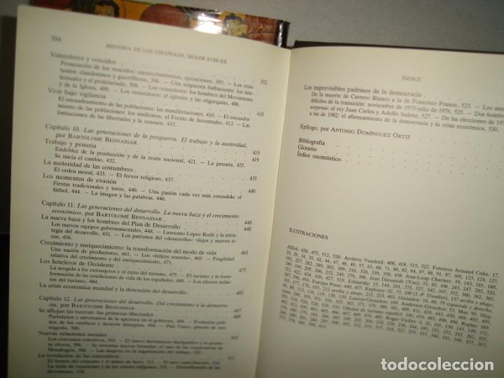 Libros de segunda mano: 161- HISTORIA DE LOS ESPA&Ntilde;OLES - BARTOLOM&Eacute; BENNASSAR - LOS 2 TOMOS - Foto 10