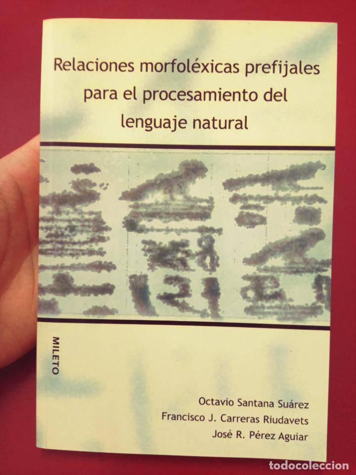 Libri di seconda mano: VV.AA.: Relaciones morfol&eacute;xicas prefijales para el procesamiento del lenguaje natural