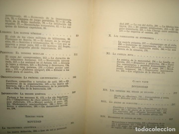 Libros de segunda mano: 25- EL SHOCK DEL FUTURO - ALVIN TOFFLER - Foto 5