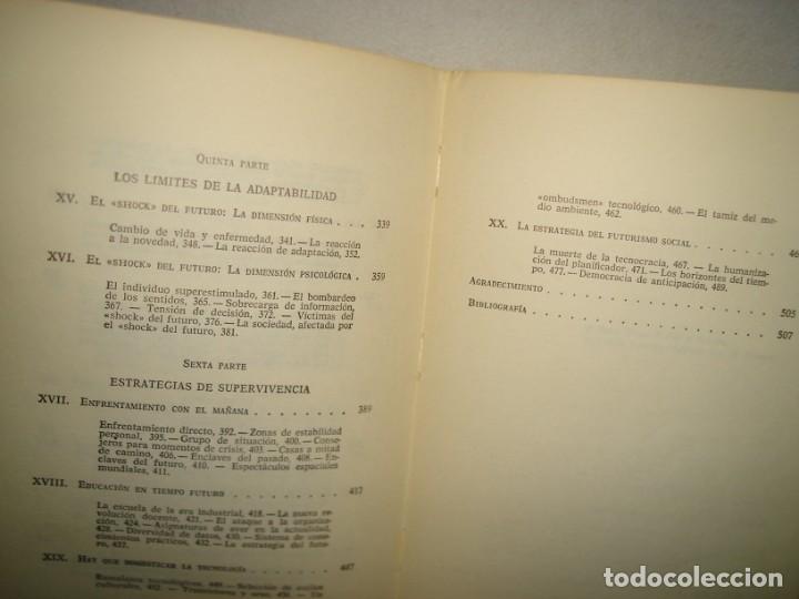 Libros de segunda mano: 25- EL SHOCK DEL FUTURO - ALVIN TOFFLER - Foto 6