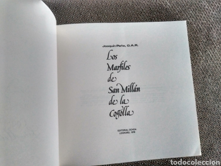 Libros de segunda mano: Los marfiles de San Mill&aacute;n de la Cogolla / Joaqu&iacute;n Pe&ntilde;a. - Foto 2
