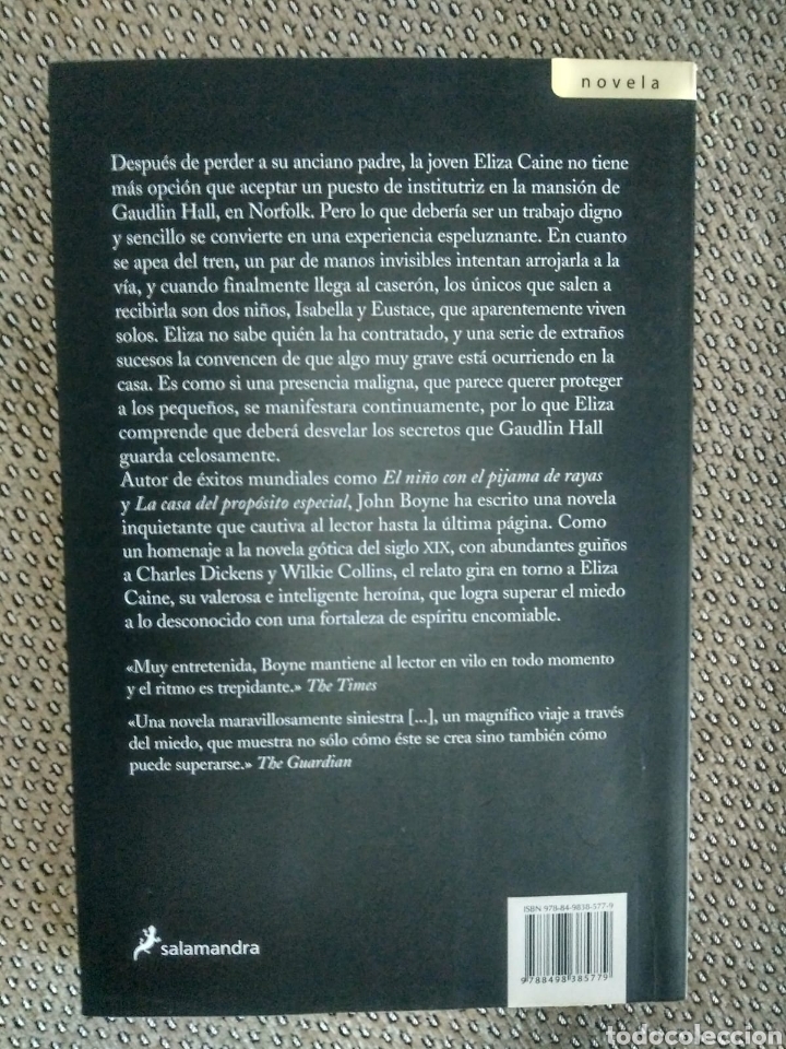 Libros de segunda mano: El secreto de Gaudlin Halll / John Boyne. - Foto 3