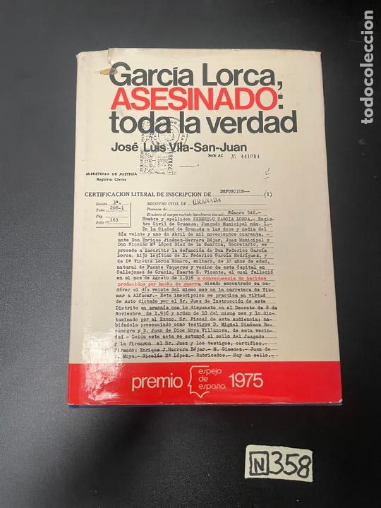 Libros de segunda mano: Garc&iacute;a Lorca asesinado toda la verdad - Foto 1