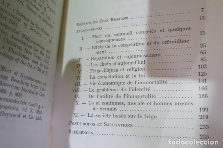 Libros de segunda mano: L&acute;homme est-il immortel?. ETTINGER - Foto 2