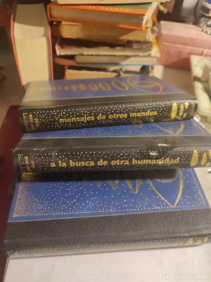 Libri di seconda mano: 3 libros BUSCA DE LA HUMANIDAD MENSAJES DE OTRO MUNDO LA TIERRA PLANETA EXPERIMENTAL 1978 J.J. ABAD