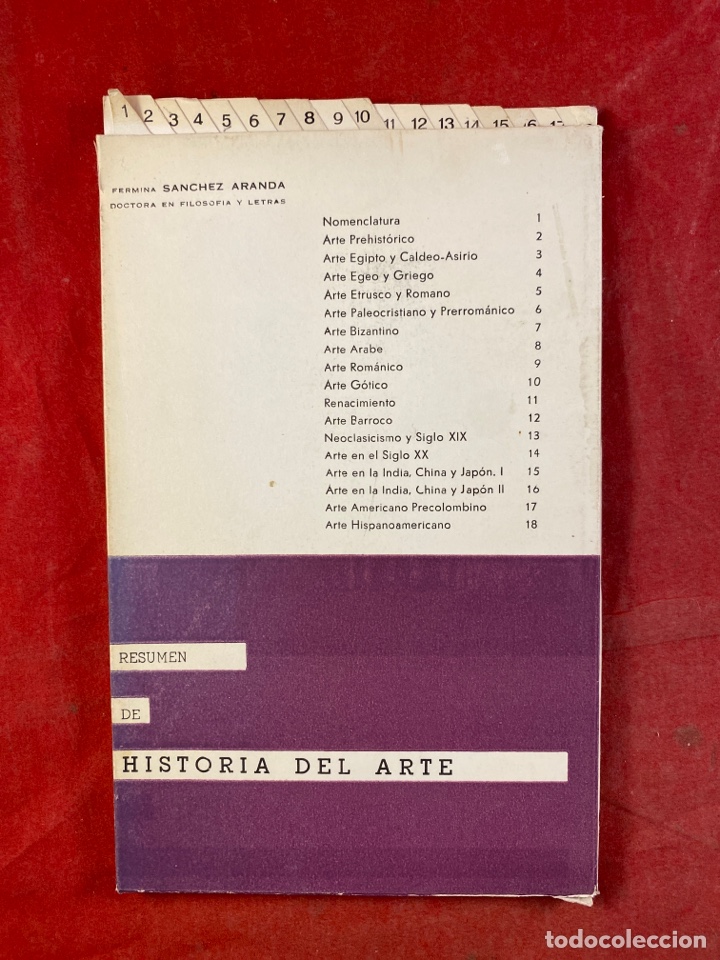 Libros de segunda mano: Resumen de historia del arte FERMINA S&Aacute;NCHEZ ARANDA - Foto 1