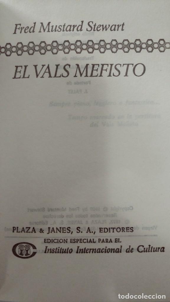 Libros de segunda mano: El Vals Mefisto Fred Mustard Stewart - Foto 1
