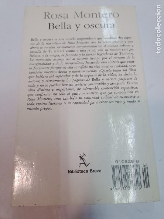 Libros de segunda mano: ROSA MONTERO Bella y oscura SA9873 - Foto 2