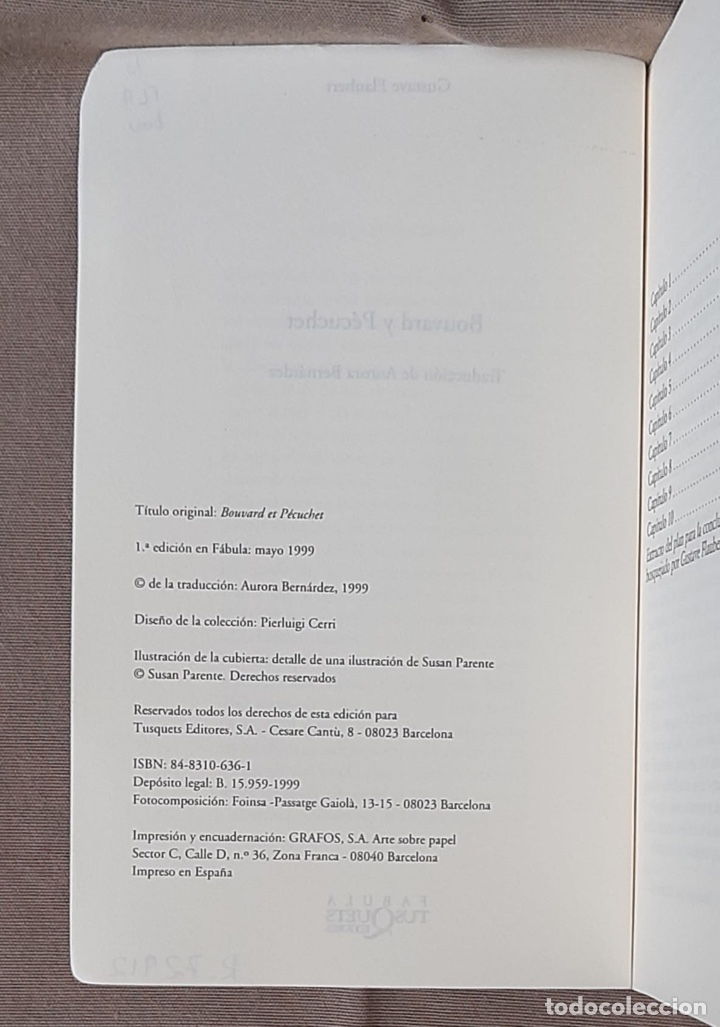 Libros de segunda mano: Bouvard y P&eacute;cuchet. Gustavo Flaubert. - Foto 2