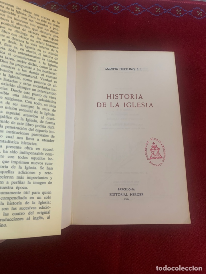 Libros de segunda mano: Historia de la Iglesia. Ludwing Hertling. - Foto 3