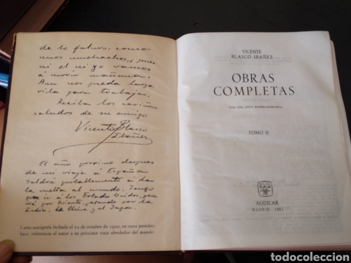 Libros de segunda mano: Blasco Ib&aacute;&ntilde;ez. Obras completas. ( 3 tomos) - Foto 13